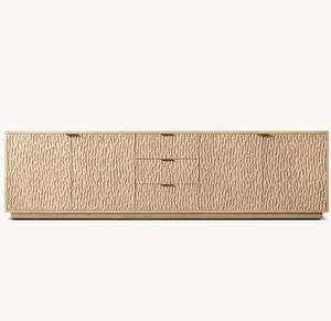 Meuble TV de style américain contemporain, design haut de gamme et épuré pour salon, mobilier de maison avec fonctions de rangement - Product Image 5