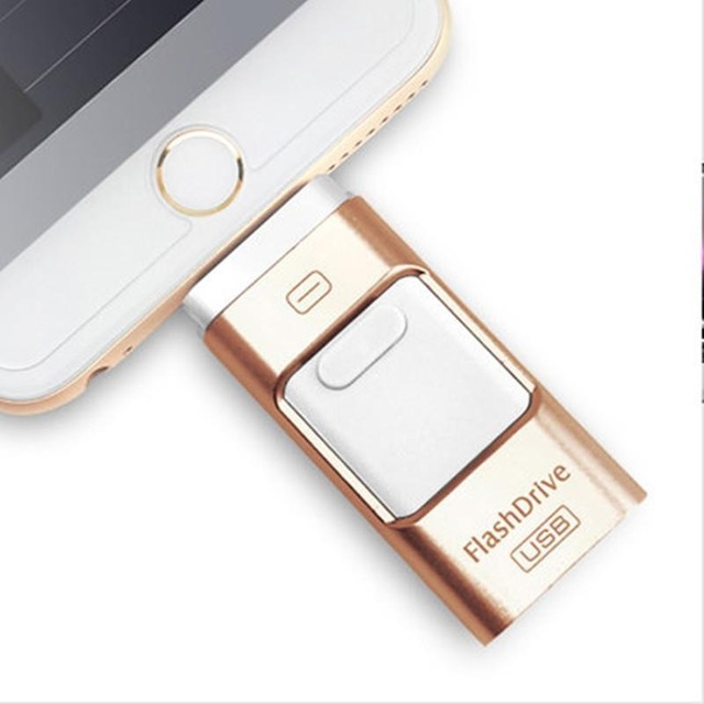 High-Speed Creative USB Flash Drive Mobile Phone/Computer Dual-Purpose for Apple Android/Computers Three-Purpose for High-Speed
