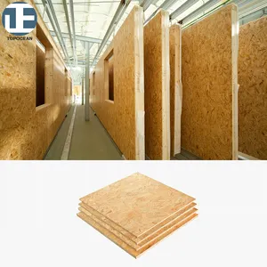 3/4 4x8 Laminated OSB Tablero Plate House Building Material Oriented Strand Board For Construction