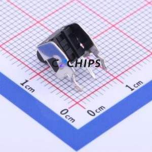 K2-1102AQ-H4CW-01 Tactile Switch Bent Lead Through Hole,6x6mm Switch 2.5N Right Angle Insert 6mm 6mm - Product Image 2