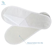 Vente en gros Logo personnalisé unisexe pas cher prix de haute qualité non-tissé Chaussons doux