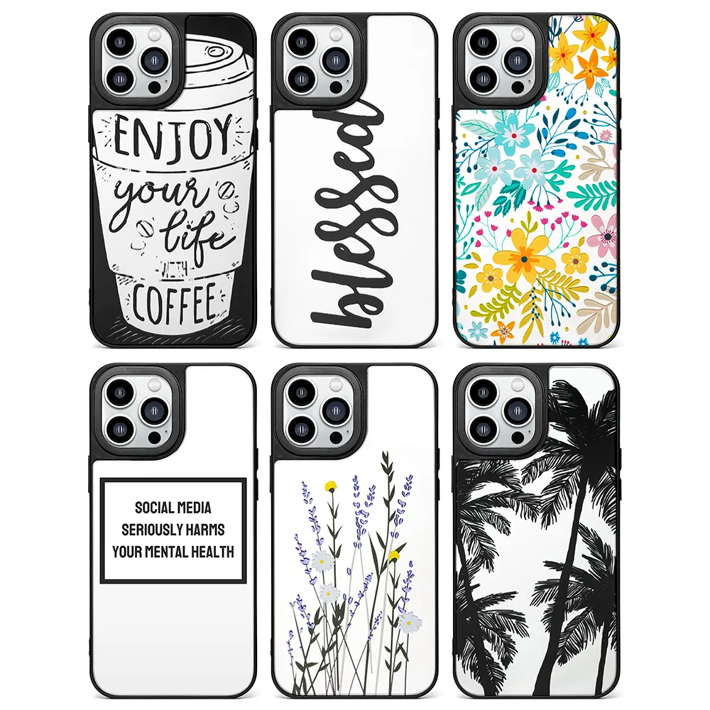 New Trending PC TPU Custom Designer Thermal Mobile Cell Cover Blank Sublimation Phone Case For Iphone 12 13 14 Plus Pro Max