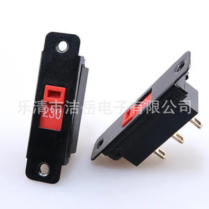 Interrupteur de conversion de tension 115V 230V, interrupteur à bascule coulissant SPDT, borne à vis, plastique, 16mm, IP40 - Product Image 2