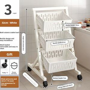 Organizzatore cucina facile da riporre cesto triangolare rimovibile con Design obliquo stendino da parete stendino frutta verdura bagno - Product Image 2