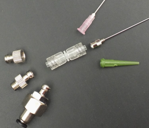 Adaptador de Conector Doble Hembra Transparente, Dispensador de Acoplamiento Rápido para Jeringas/Agujas, Accesorios para Máquinas Herramienta JT-504 Nuevo - Product Image 4