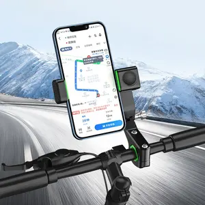 Wasserdicht Drehkompass Anti-Ausziehbarer Handyhalter Mobiltelefonständer Handyhalter Lenkerhalterung Halterung für Fahrrad