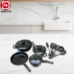 <span class=keywords><strong>Ensemble</strong></span> de casseroles multifonctionnelles pour la cuisine, 13 pièces, <span class=keywords><strong>ensemble</strong></span> de casseroles de luxe, poêle à frire en fonte antiadhésive - Product Image 3