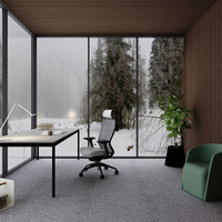 Muebles de Oficina Modulares Comerciales, Mesa de Madera para 4, 6 u 8 Personas, Estación de Trabajo con Archivador, Silla de Oficina Ergonómica