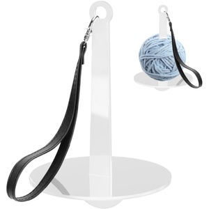 Support <span class=keywords><strong>de</strong></span> rangement portable pour fil <span class=keywords><strong>de</strong></span> poignet <span class=keywords><strong>de</strong></span> 3mm d'épaisseur avec dragonne en cuir et support rotatif pour boule <span class=keywords><strong>de</strong></span> fil Kit <span class=keywords><strong>de</strong></span> couture pour <span class=keywords><strong>Amazon</strong></span> Hot Item - Product Image 1