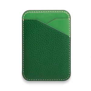 Portefeuille magnétique en cuir véritable tendance pour MagSafe, blocage RFID, porte-cartes fin et minimaliste, logo personnalisé - Product Image 3