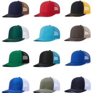 Gorras Trucker de Malla de 5 Paneles al por Mayor con Logotipo Bordado Personalizado, de Poliéster y Algodón, para Deportes al Aire Libre, Fiestas, Béisbol, con MOQ Bajo - Product Image 4