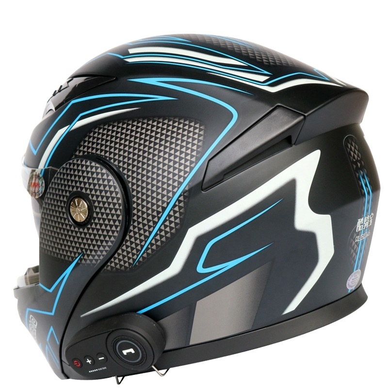 Kuqibao防曇ダブルレンズカバーなしヘルメットオートバイ