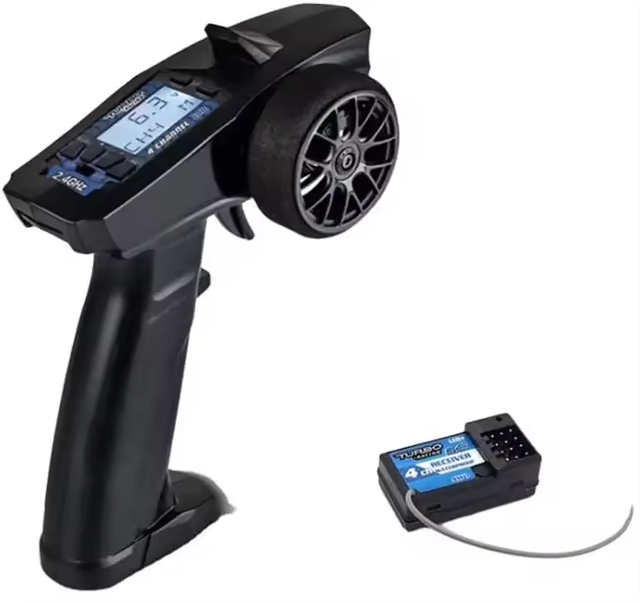 Racing P32 91803G-C 2.4G 4CH Remote Controller LCD Display Waterproof Radio RC Cars Boats Drone Compatible