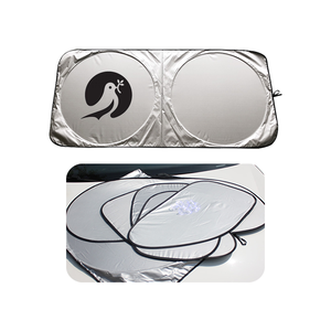 Xiangta ที่บังแดดด้านหน้าอเนกประสงค์ป้องกันรังสียูวีวงกลมคู่ดีไซน์เนอร์ที่บังแดดรถยนต์ออกแบบได้ตามต้องการ - Product Image 1