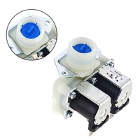 ZYSY DN20 G3/4 1 entrée 2 sorties DC 12V 24V AC 110V 220V Électrovanne à double entrée d'eau sous pression normalement fermée pour machine à laver
