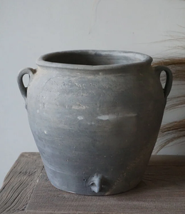 Pot de fleurs décoratif en terre cuite, pot en argile naturelle non vernie pour une utilisation en intérieur et en extérieur, idéal pour les fleurs, les herbes et les succulentes - Product Image 2