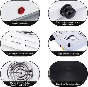 <b>High</b>-<b>Quality</b> 2 <b>Plates</b> 1500W 1000W Burner <b>Hot</b> <b>Plate</b> Mini <b>Electric</b> <b>Stove</b> Double Cooking Oven Newest Infrared <b>Electric</b> <b>Stove</b> - Product Image 3