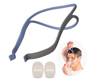 Sangle de couvre-chef P10 compatible avec les sangles de couvre-chef de remplacement pour <span class=keywords><strong>masque</strong></span> d'oreiller nasal <span class=keywords><strong>Resmed</strong></span> Airfit P10 - Product Image 1