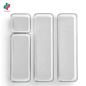 Ngăn kéo tổ chức bin thiết lập nhỏ đa mục đích lưu trữ mềm-grip lót và không trượt cao su chân bền bàn ngăn kéo tổ chức - Product Image 4