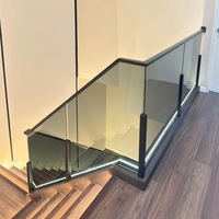 Poteaux de balustrade en acier inoxydable 304 épaissis, soudés, pour rivage piétonnier, style moderne minimaliste, anti-choc, type colonne