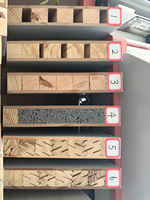Porte intérieure en mélamine de haute qualité, surface à texture bois, résistante à l'humidité, pour projets de chambre et de salle de bain