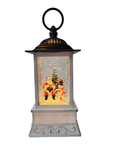 Vintage Style Lantern Christmas Snowfall Ornament Luminous <b>Music</b> <b>Box</b> Desktop Decoration Festival Gift Creative Glass Craft - Product Image 4