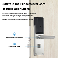 Cerradura Inteligente Digital de Acero Inoxidable 304 para Puerta de Madera con Código PIN/Contraseña, Tarjeta RFID, Certificación CE y UL