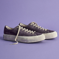Chaussures de skate vulcanisées unisexes personnalisées avec logo, en daim violet, légères, rétro, à lacets, baskets décontractées