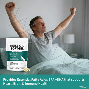 Cápsulas de Aceite de Krill Antártico 100% Puro, Suministro a Granel, <span class=keywords><strong>Omega</strong></span> <span class=keywords><strong>3</strong></span> para el Bienestar a Largo Plazo, Cápsulas de Aceite de Krill Antártico <span class=keywords><strong>Omega</strong></span> <span class=keywords><strong>3</strong></span> - Product Image 2