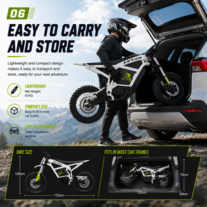 Expédition rapide aux États-Unis, APTUM 2C, moto électrique tout-terrain, puissance nominale de 2000 W, frein à disque hydraulique, moto tout-terrain, autonomie de 40-50 km, vitesse de 45 km/h - Product Image 6