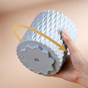 Makeup Brush Holder Plastic Cosmetic <b>Storage</b> Organizer Pink Desktop Makeup <b>Tools</b> Container for Brushes and Pencils - Product Image 4