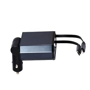 <span class=keywords><strong>Chargeur</strong></span> de voiture 4-en-1 45 W le plus vendu avec écran d'affichage et câble de charge rétractable - Product Image 2