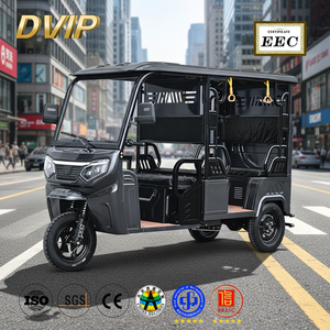 DVIP Usine Prix Pas Cher Pratique Électrique Cabine Fermée Passager Commute Tour Tourisme Tricycle 3 <span class=keywords><strong>Roues</strong></span> <span class=keywords><strong>Moto</strong></span>> 1000W - Product Image 1