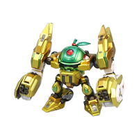 Figura de Anime de PVC de Alta Calidad, Juguete de Transformación de Robot 6 en 1, Diseño de Ingeniería, Estilo de Dibujos Animados en ABS y PVC, Tamaño/Color Personalizables