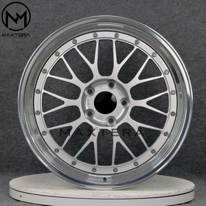 Jantes en alliage Maxtera forgées sur mesure, lèvres polies, face brossée, style <span class=keywords><strong>LM</strong></span> pour BMW, Porsche, Audi, AMG, 370Z, <span class=keywords><strong>GT</strong></span>-<span class=keywords><strong>R</strong></span>, Mustang, Corvette - Product Image 2