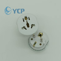 Adaptateur de voyage universel UE vers Royaume-Uni, prise multi-prises UE 2 broches 16A, pour Russie, France, Royaume-Uni