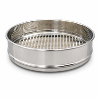 Ensemble de tamis à sol en acier inoxydable de haute précision, diamètre 200 mm/300 mm, mailles de 0,075 mm, 2 mm, 5 mm, 10 mm, 20 mm pour les essais de laboratoire géotechnique