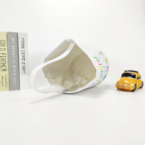 Sac fourre-tout <span class=keywords><strong>en</strong></span> <span class=keywords><strong>toile</strong></span> Wenrui pour la chasse aux œufs de Pâques, multi-usages, avec poignée – Cadeau de vacances pour garçons, filles, tout-petits et bébés - Product Image 3
