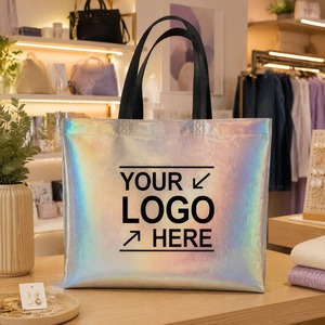 Bolsas de tela no tejida reutilizables personalizadas al por mayor para supermercado, ecológicas y biodegradables - Product Image 1