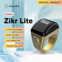 Bague Smart Zikr 2025 Sans Fil WiFi, Compteur Tasbih avec Alarme, Télécommande et Application Mobile, Boîtier en Plastique pour Pro Max 2025
