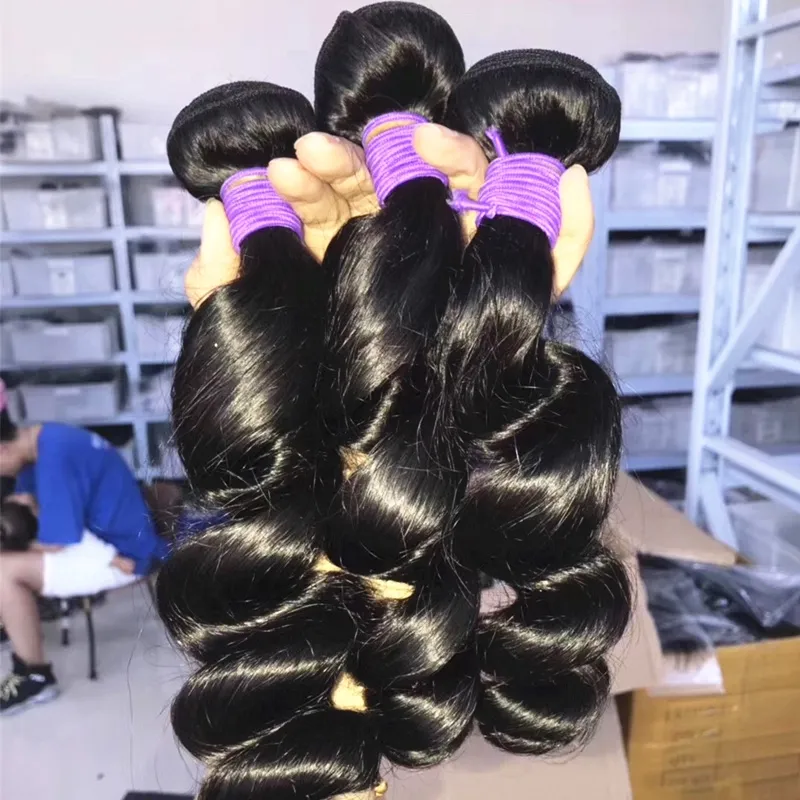 Corte de um donador, jovem meninas raw indiana sem processado cutícula alinhada extensão de cabelo humano puro