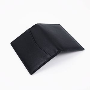 Porte-cartes d'<span class=keywords><strong>identité</strong></span> de crédit de luxe pour hommes Porte-monnaie Slim Saffiano Porte-cartes en cuir véritable Portefeuille - Product Image 6