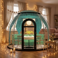 Tente dôme gonflable moderne pour fête d'anniversaire, château gonflable, maisons bulles, hôtel capsule, maisons modulaires faciles à installer.