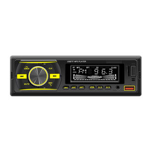 Récepteur stéréo mains libres d'autoradio ISO haute puissance 1DIN USB TF Aux Audio FM <span class=keywords><strong>AM</strong></span> Bandes d'ondes Lecteur MP3 7 couleurs d'éclairage - Product Image 1