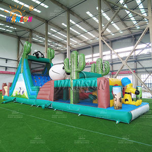 Winsun Kids 'Course d'obstacles gonflable commerciale et maison de rebond pour le divertissement amusant Château gonflable d'événement commercial - Product Image 4