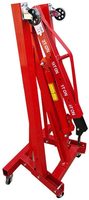 Grue hydraulique pliable de 2 tonnes pour atelier, équipement de levage robuste pour réparation automobile, certifiée CE