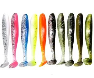 Gorgons 70mm 2g T-tail bass lure soft plastic fishing lure silicone stick worm lure