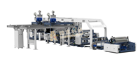 Machine de laminage à double vis pour sacs à valve tissés en PP