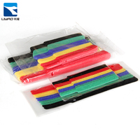 Attaches de câble combo fixation sangles de câble sangles à crochet et boucle réutilisables organisateur de cordon de gestion de fil pour le bureau à domicile