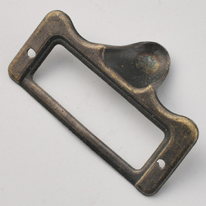 Tirador de cajón estilo antiguo de aleación de zinc, bronce, ranura rectangular para organización de cajones de gabinete - Product Image 2